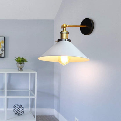 Vivolux | Weiß Industriell Vintage Wand Sconce Licht