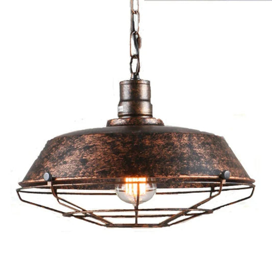 Vivolux | Vintage Loft Pendelleuchte: Industrielle Retro Eisen Deckenleuchte Kronleuchter für Salon, Restaurant, Bar, Küche