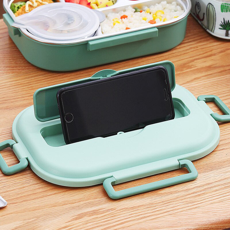Vivolux | Edelstahl Mehrfachfach Kinder Lunchbox