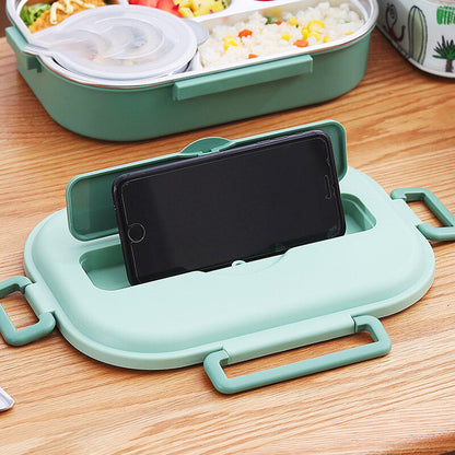 Vivolux | Edelstahl Mehrfachfach Kinder Lunchbox