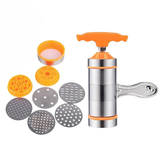 Vivolux | Handbetriebene Edelstahl Nudelzauberer Pasta Maker
