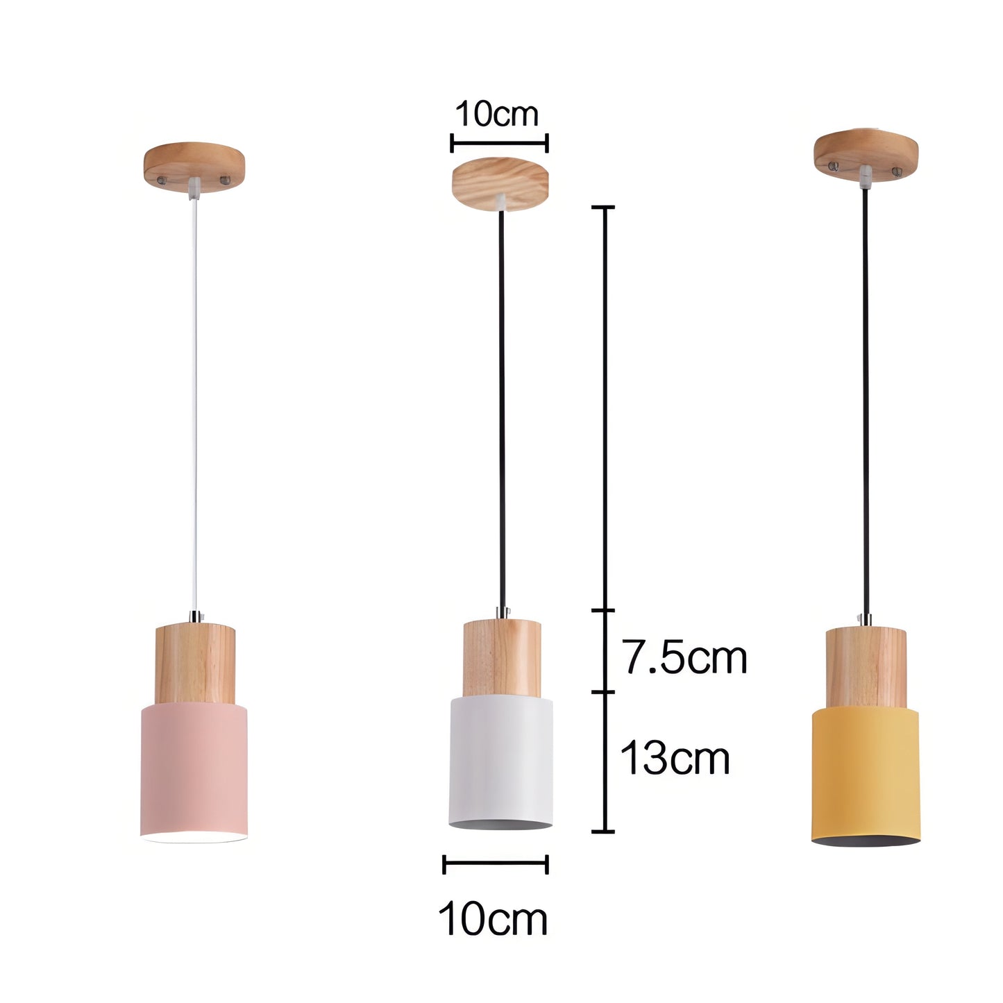 Vivolux | Jaziel - Runde Holz Nordische Hängende Pendelleuchte