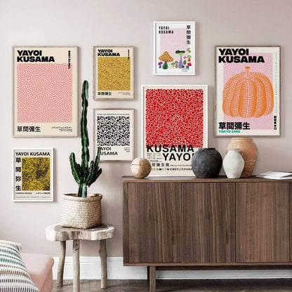 Vivolux | Yayoi Kusama Abstrakt Premium Poster