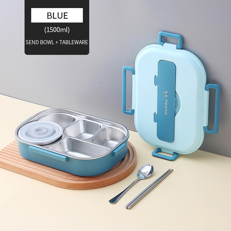 Vivolux | Edelstahl Mehrfachfach Kinder Lunchbox