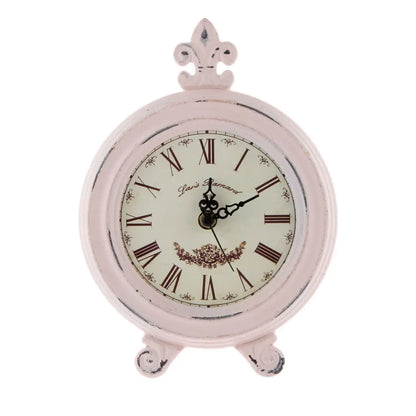 Vivolux | Vintage Holzstil Tischuhr mit Alarm