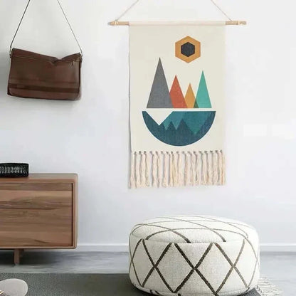 Vivolux | Macrame Hängender Baumwollteppich