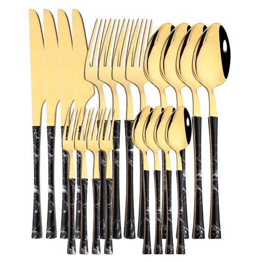 Vivolux | RusticDining | Edelstahl-Besteck mit Holzgriffen