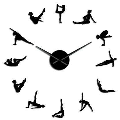 Vivolux | Pilates Posen DIY Wanduhr
