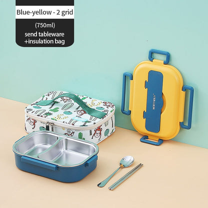 Vivolux | Edelstahl Mehrfachfach Kinder Lunchbox