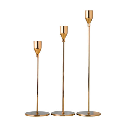 Vivolux | 3er Set Metall Kerzenständer