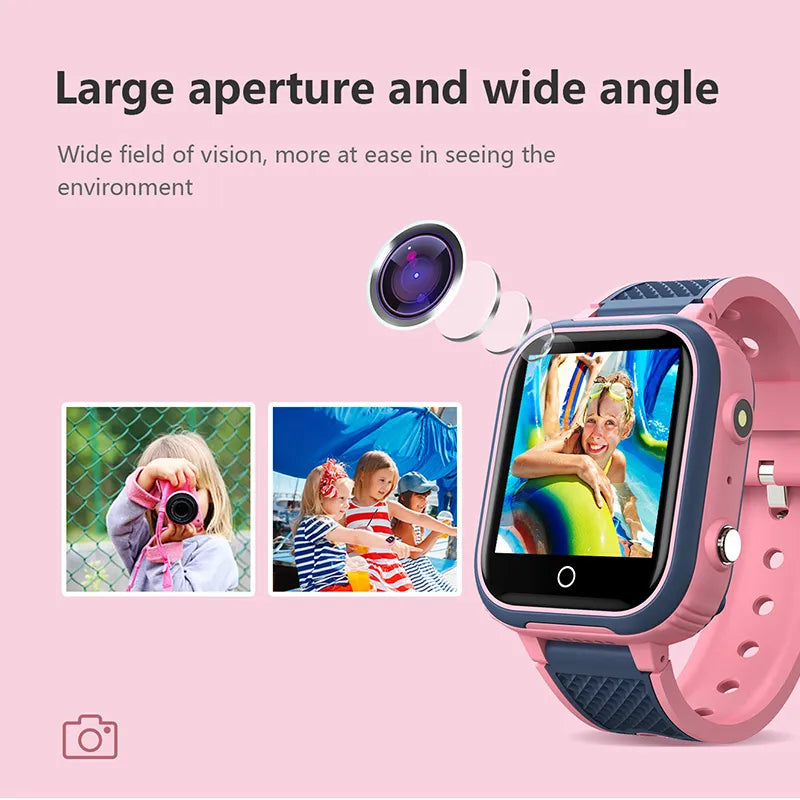 Vivolux | LT21 4G Kinder Smartwatch mit GPS, WiFi, Videoanruf, SOS, IP67 wasserdicht - Kindersicherheitstracker und Standortüberwachungs-Handy-Uhr