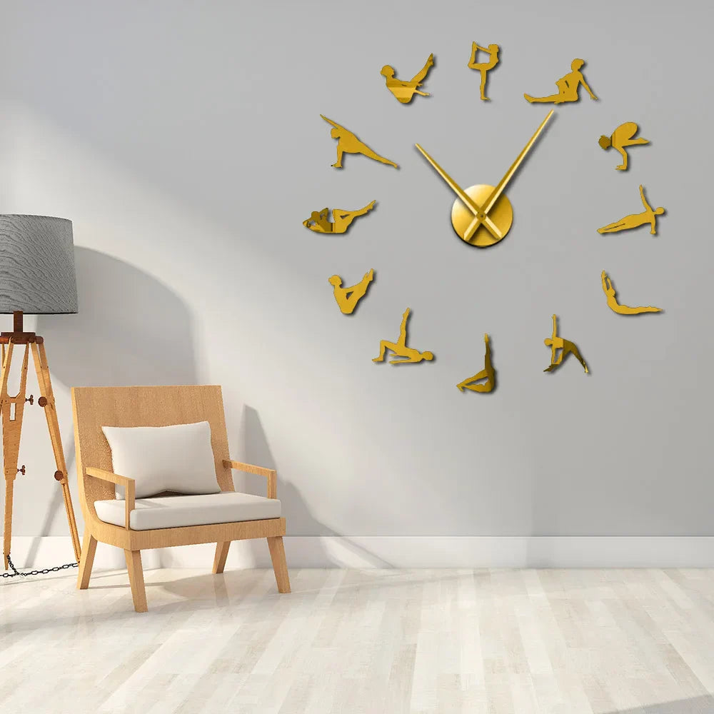 Vivolux | Pilates Posen DIY Wanduhr
