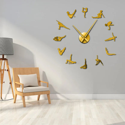 Vivolux | Pilates Posen DIY Wanduhr