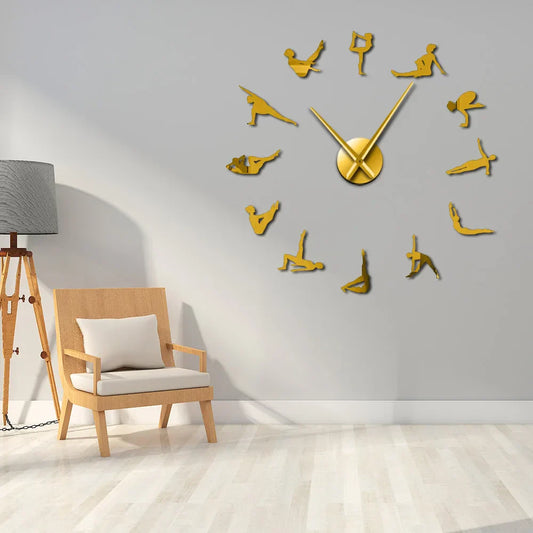 Vivolux | Pilates Posen DIY Wanduhr