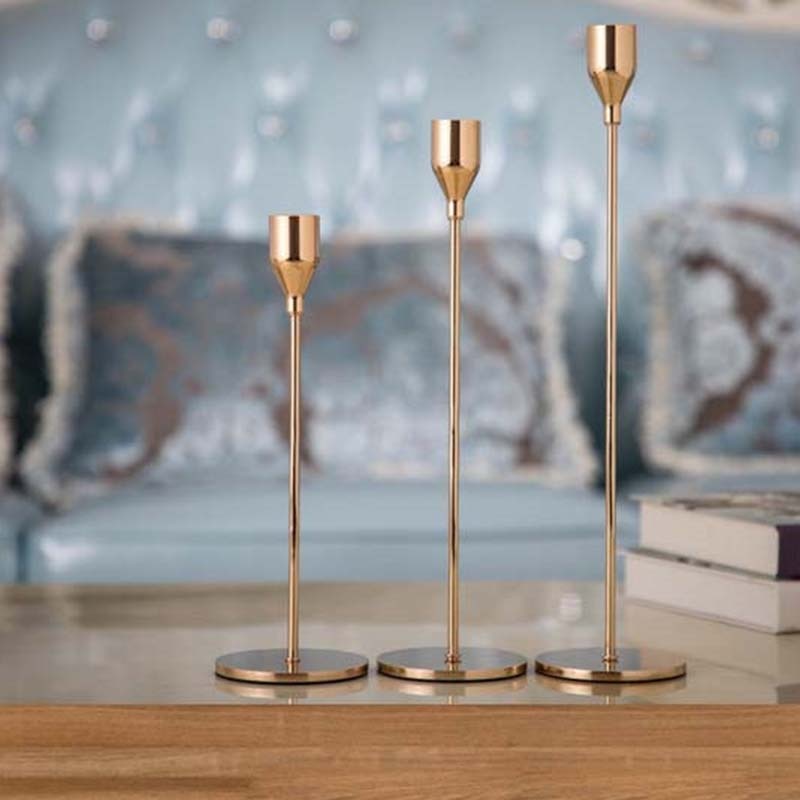 Vivolux | 3er Set Metall Kerzenständer