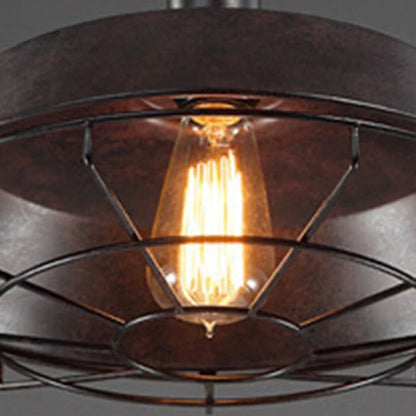 Vivolux | Vintage Loft Pendelleuchte: Industrielle Retro Eisen Deckenleuchte Kronleuchter für Salon, Restaurant, Bar, Küche