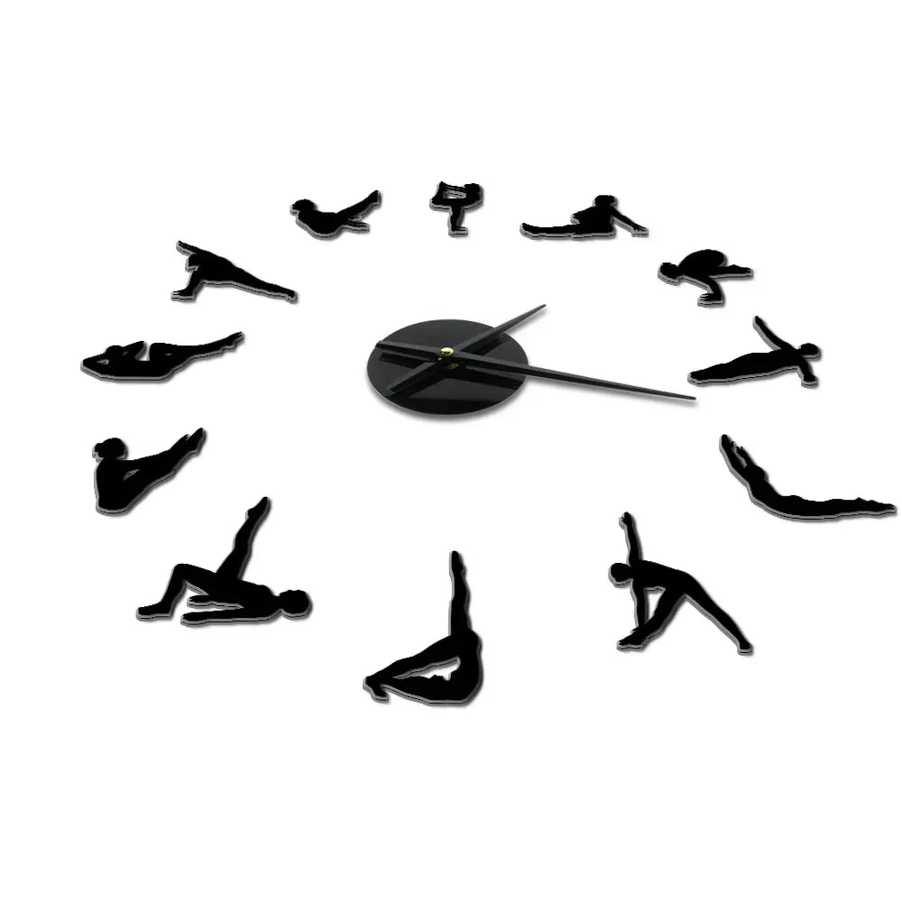 Vivolux | Pilates Posen DIY Wanduhr