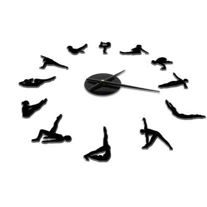Vivolux | Pilates Posen DIY Wanduhr