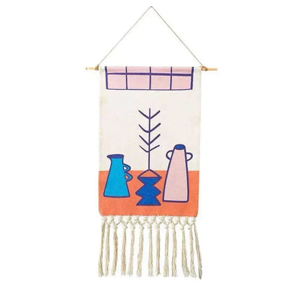 Vivolux | Macrame Hängender Baumwollteppich