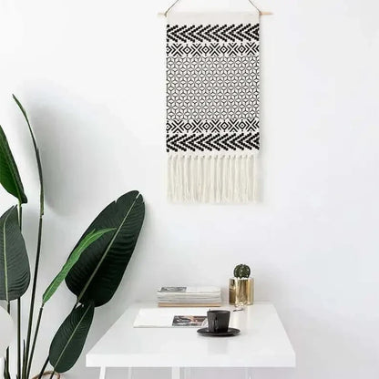 Vivolux | Macrame Hängender Baumwollteppich