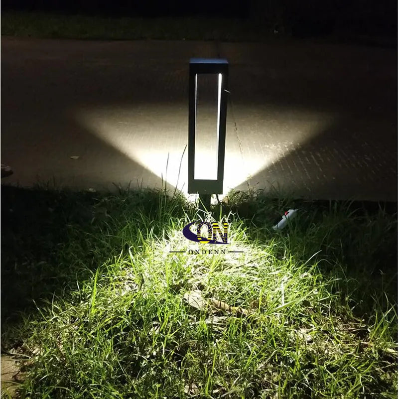 Vivolux | 15W LED Gartenlicht: Aluminium-Pfostenlampe für Außenhof, Villa Landschaftsbeleuchtung