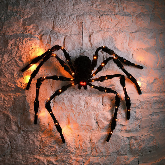 Vivolux | 1,5m LED Halloweendeko Spinnenfigur