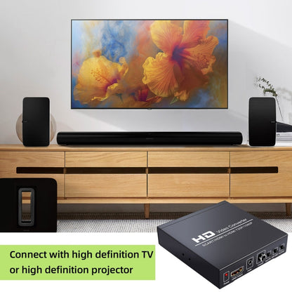 Vivolux | NEWKENG NK-8S SCART + HDMI zu HDMI 720P / 1080P HD Video Konverter Adapter Scaler Box