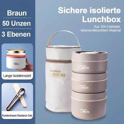 Vivolux | Tragbares isoliertes Lunchbox-Set