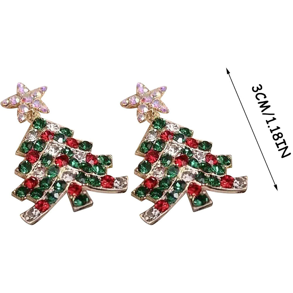 Weihnachtsbaum Ohrringe