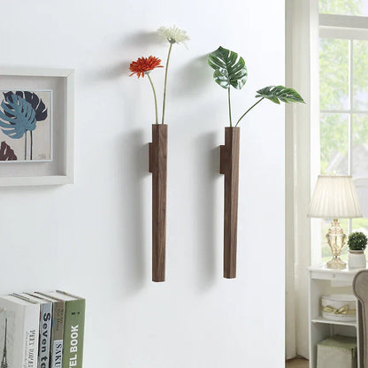 Vivolux | Handgefertigte Massivholz-Wandvase