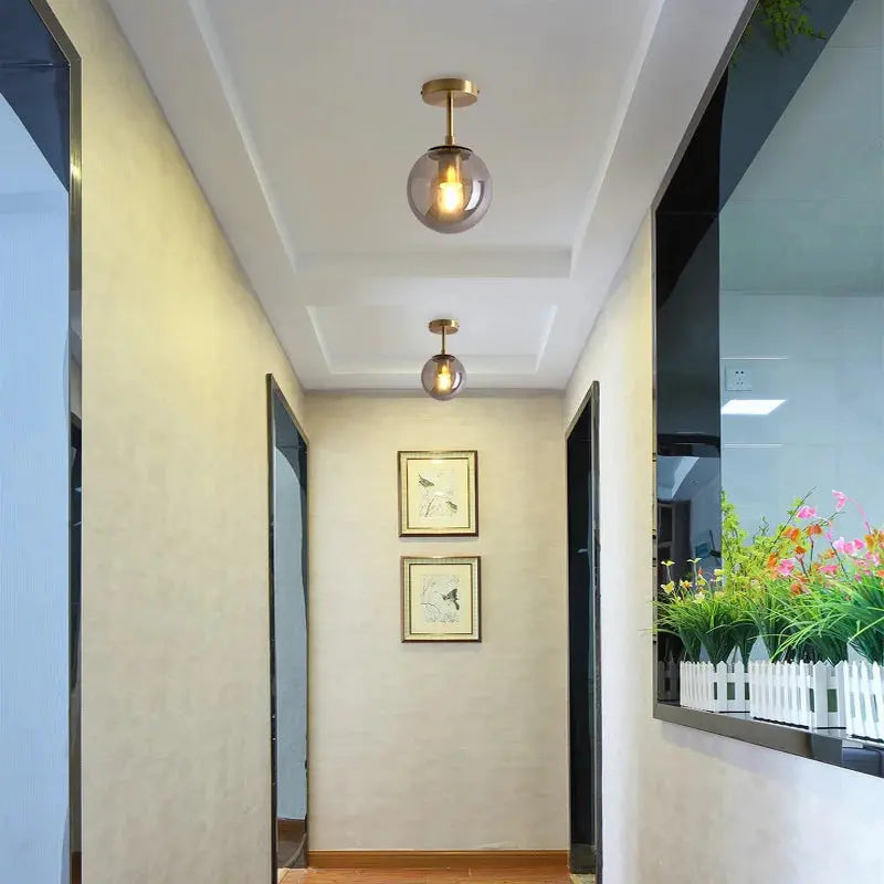 Vivolux | Elegante Kugel-Deckenleuchte mit LED-Birne für Ihren schicken Raum