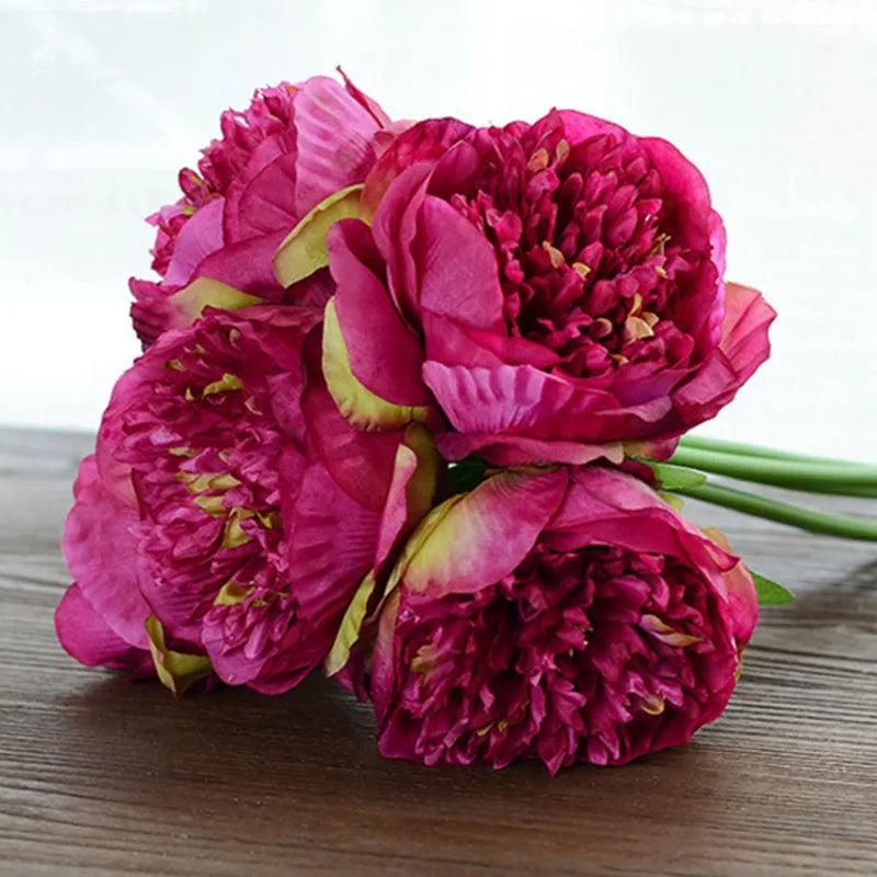 Vivolux | Große Pfingstrose Seidenblumenstrauß Set