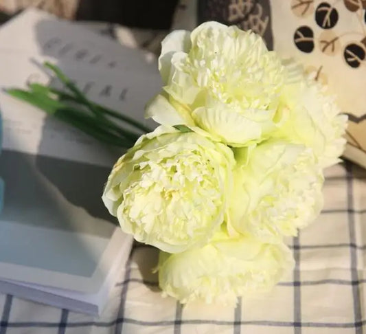 Vivolux | Große Pfingstrose Seidenblumenstrauß Set