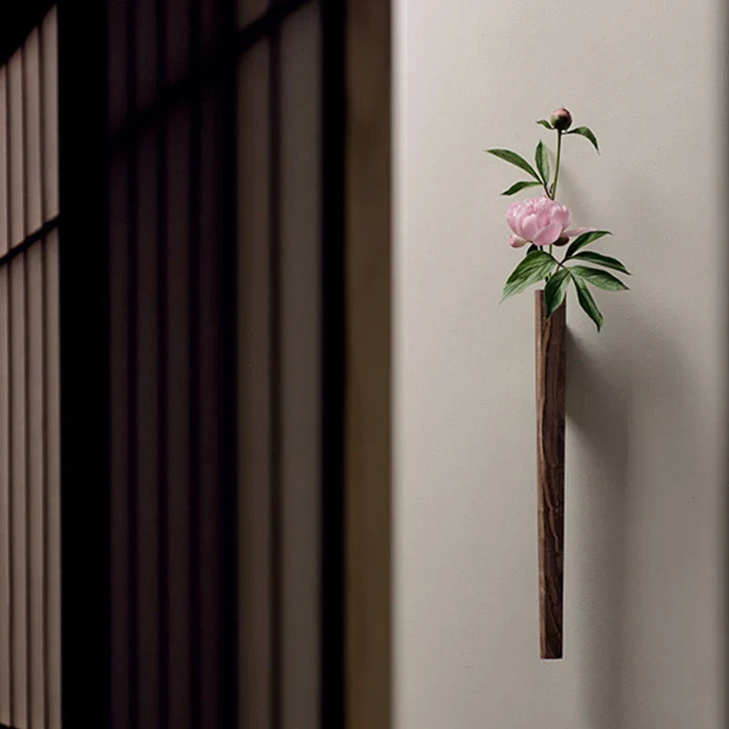 Vivolux | Handgefertigte Massivholz-Wandvase