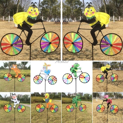 Vivolux | Tier-Fahrrad-Windspinner: Outdoor-Dekoration
