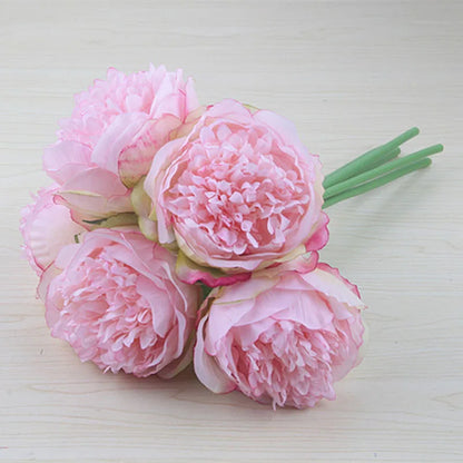 Vivolux | Große Pfingstrose Seidenblumenstrauß Set