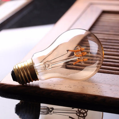 Vivolux | Dimmable Vintage LED-Birne (3W, E27-Basis) - Goldspiral-Glühfaden für Kronleuchter & dekorative Beleuchtung