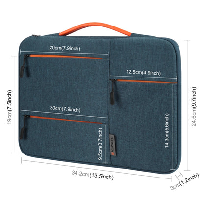 Vivolux | HAWEEL 33,0 cm Sleeve Case Zipper Aktentasche Laptop Handtasche für Macbook, Samsung, Lenovo Thinkpad, Sony, DELL Alienware, CHUWI, ASUS, HP, 13 Zoll - 13,5 Zoll Laptops (Navy Blau)