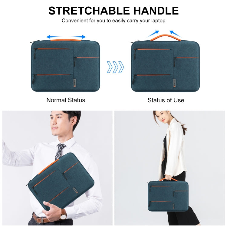 Vivolux | HAWEEL 33,0 cm Sleeve Case Zipper Aktentasche Laptop Handtasche für Macbook, Samsung, Lenovo Thinkpad, Sony, DELL Alienware, CHUWI, ASUS, HP, 13 Zoll - 13,5 Zoll Laptops (Navy Blau)