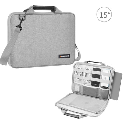 Vivolux | HAWEEL 14,0 Zoll - 16,0 Zoll Aktentasche Crossbody Laptop Tasche für Macbook, Lenovo Thinkpad, ASUS, HP (Grau)