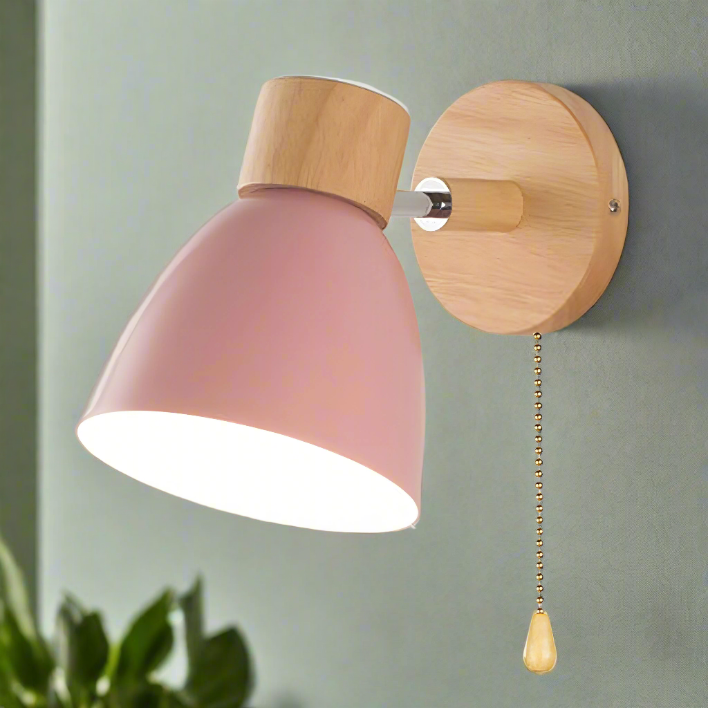 Vivolux | Frendorf - Nordic-modern hanging switch wall lamp made of wood