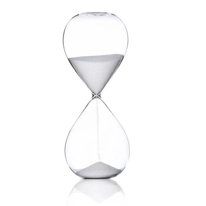Vivolux | Glas Sanduhr Timer | Stilvolle Dekoration mit 5/10/30/60 Minuten Zeitangabe