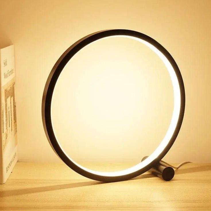 Vivolux | Dimmbare LED Touch Runde Tischlampe für kreative Räume