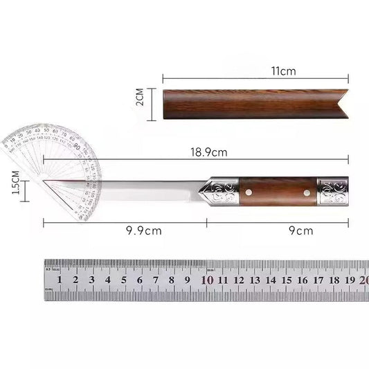 Vivolux | Handgefertigtes Utility-Messer mit japanischem Holzgriff