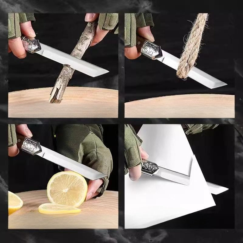 Vivolux | Handgefertigtes Utility-Messer mit japanischem Holzgriff
