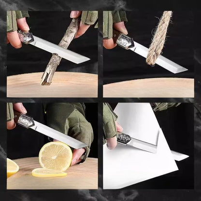 Vivolux | Handgefertigtes Utility-Messer mit japanischem Holzgriff