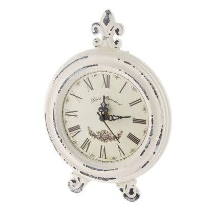 Vivolux | Vintage Holzstil Tischuhr mit Alarm