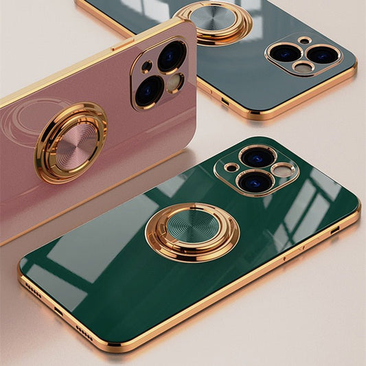 Vivolux |  iPhone Hülle mit Metallständer Ring