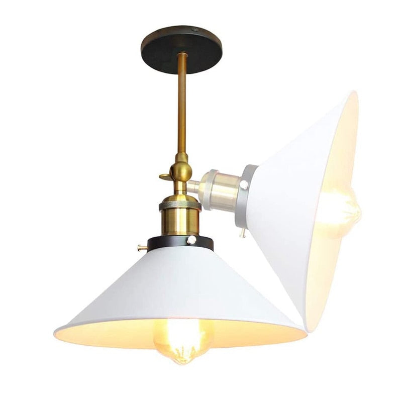 Vivolux | Weiß Industriell Vintage Wand Sconce Licht