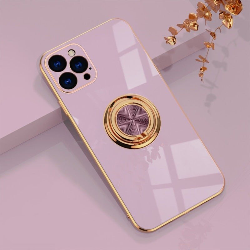 Vivolux |  iPhone Hülle mit Metallständer Ring